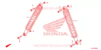 AMORTISSEUR ARRIERE pour Honda BIG RED 700 2012