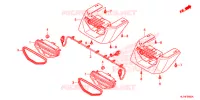 FEU ARRIERE pour Honda BIG RED 700 2012