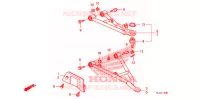 TRIANGLES AVANT pour Honda BIG RED 700 2012
