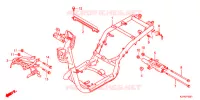 CADRE (MW1101WHG) pour Honda BENLY 110 POST OFFICE 2016