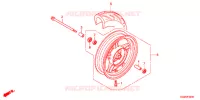 ROUE AVANT pour Honda BENLY 50 YUSEI 2012