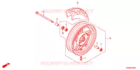ROUE AVANT pour Honda BENLY 50 2012