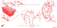 CARENAGE AVANT pour Honda BENLY 50 PRO 2013