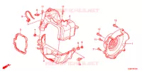 OUIES DE RADIATEUR pour Honda BENLY 50 PRO 2013