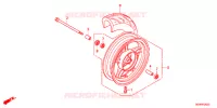 ROUE AVANT pour Honda BENLY 50 PRO 2013