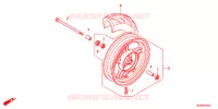 ROUE AVANT pour Honda BENLY 50 2014