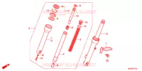FOURCHE pour Honda BENLY 50 2013