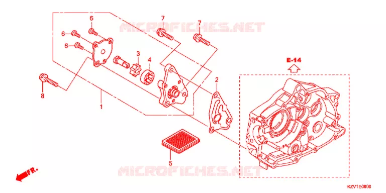POMPE A HUILE Honda MOTO 110 CUB 2014  NBC110C