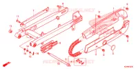 BRAS OSCILLANT pour Honda EX5 110 Kick start, carburetor 2014