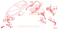 SELLE pour Honda EX5 110 Kick start, carburetor 2014