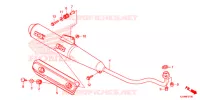SILENCIEUX D'ECHAPPEMENT (NBC110KD/MD) pour Honda EX5 110 Kick start, carburetor 2014