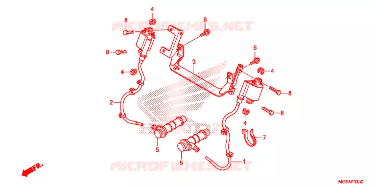 BOBINE D'ALLUMAGE Honda MOTO 700 NC 2013  NC700SAD
