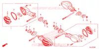 CLIGNOTANT pour Honda NC 700 X ABS DCT 2015