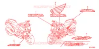 AUTOCOLLANTS pour Honda NC 700 X 2014