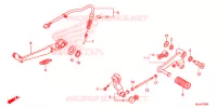 PEDALE pour Honda NC 700 X 2015