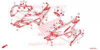 COUVERCLES LATERAUX pour Honda NC 700 X 2016