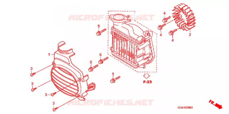 VENTILATEUR ET COUVERCLE DE RADIATEUR Honda SCOOTER 50 ZOOMER 2017  NPS50C