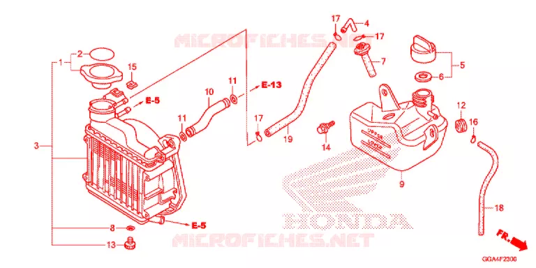 RADIATEUR Honda SCOOTER 50 RUCKUS 2014  NPS50E