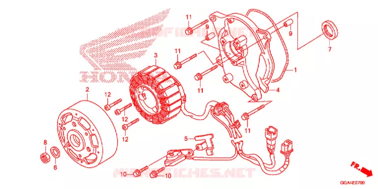 ROTOR - STATOR Honda SCOOTER 50 RUCKUS 2015  NPS50F