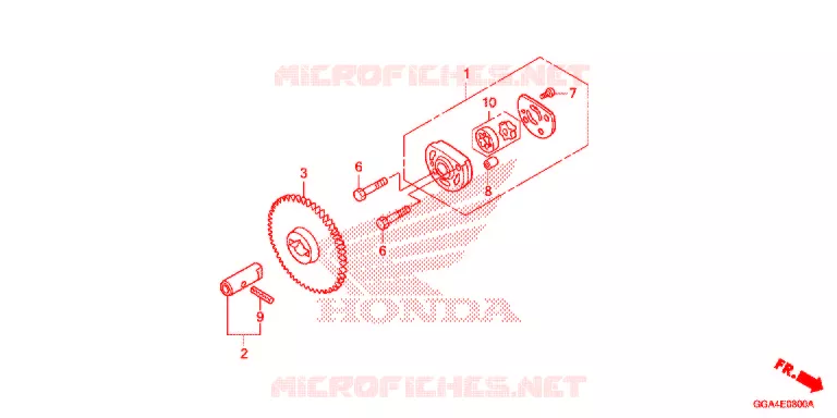 POMPE A HUILE Honda SCOOTER 50 RUCKUS 2015  NPS50F