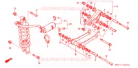AMORTISSEUR ARRIERE pour Honda RUNE 1800 VALKYRIE 2004