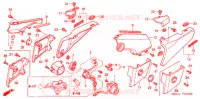 COUVERCLES LATERAUX pour Honda RUNE 1800 VALKYRIE 2004