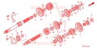 BOITE DE VITESSES pour Honda RUNE 1800 VALKYRIE painted wheels pullback handlebar 2004