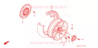 ROUE ARRIERE pour Honda RUNE 1800 VALKYRIE 2004