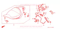 SELLE pour Honda RUNE 1800 VALKYRIE chrome wheels forward handlebar 2004
