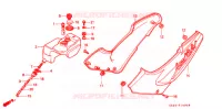 COUVERCLES LATERAUX pour Honda NS 50 F 1990
