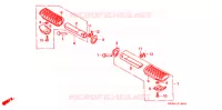 REPOSE PIED pour Honda NS 50 F 1990