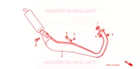 SILENCIEUX D'ECHAPPEMENT pour Honda NS 50 F 1990