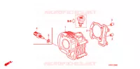 CYLINDRE pour Honda 50 DIO CESTA 2006