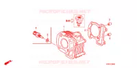 CYLINDRE pour Honda 50 DIO CESTA 2007