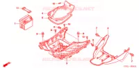 MARCHE PIEDS (NSC50SH4/5/6/7) pour Honda 50 DIO CESTA 2007