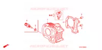 CYLINDRE pour Honda 50 DIO 2010