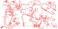COMMODO   LEVIER   CABLE pour Honda STEED 400 J 2001