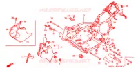CADRE pour Honda STEED 400 VLX With speed warning light 1998