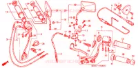 COMMODO   LEVIER   CABLE pour Honda STEED 400 VLX With speed warning light 1998