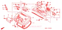 COUVRE CULASSE pour Honda STEED 400 VLX With speed warning light 1998
