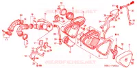 FILTRE A AIR pour Honda STEED 400 VLX With speed warning light 1998