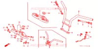 GUIDON   TE DE FOURCHE (NV400CSW/CBW) pour Honda STEED 400 VLX With speed warning light 1998