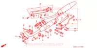 SILENCIEUX D'ECHAPPEMENT pour Honda STEED 400 VLX With speed warning light 1998