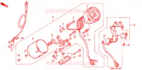 COMPTEUR pour Honda STEED 400 VLX Taylor bar handle with speed warning light 1994