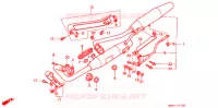 SILENCIEUX D'ECHAPPEMENT pour Honda STEED 400 VLX With speed warning light · Taylor bar handle 1997