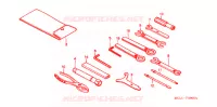 OUTIL pour Honda SHADOW 400 SLASHER 3J 2001