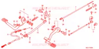 PEDALE pour Honda SHADOW 400 SLASHER 3J 2001