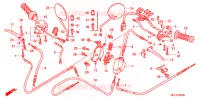 LEVIER DE GUIDON   CABLE   COMMODO pour Honda TODAY 50 2007