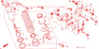 AMORTISSEUR ARRIERE pour Honda NX 250 1988