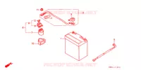 BATTERIE pour Honda NX 250 1988